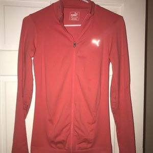 Coral Pink Puma Sweater